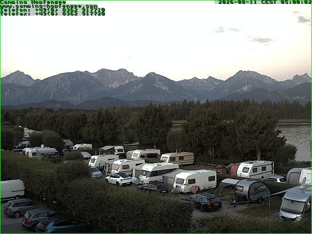 Archiv Foto Webcam Campingplatz am Hopfensee