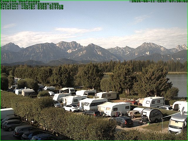 Archiv Foto Webcam Campingplatz am Hopfensee