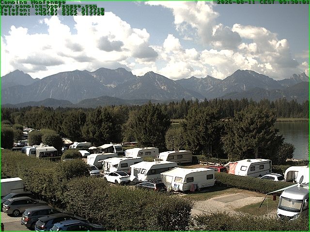 Archiv Foto Webcam Campingplatz am Hopfensee