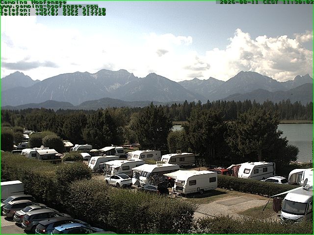 Archiv Foto Webcam Campingplatz am Hopfensee