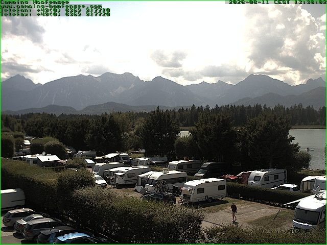 Archiv Foto Webcam Campingplatz am Hopfensee