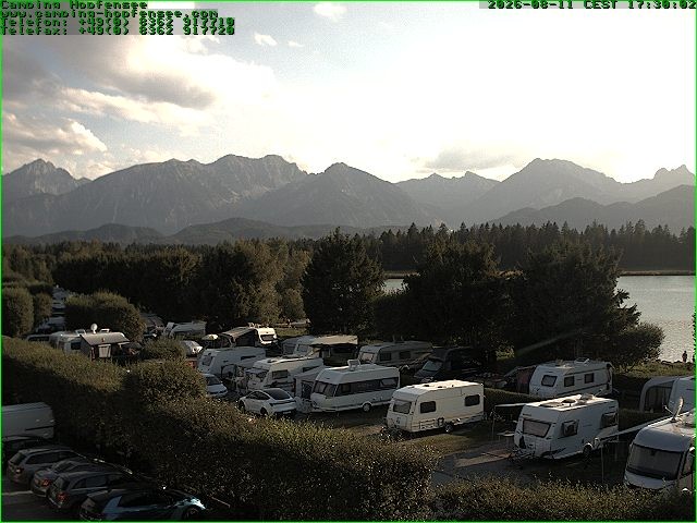 Archiv Foto Webcam Campingplatz am Hopfensee