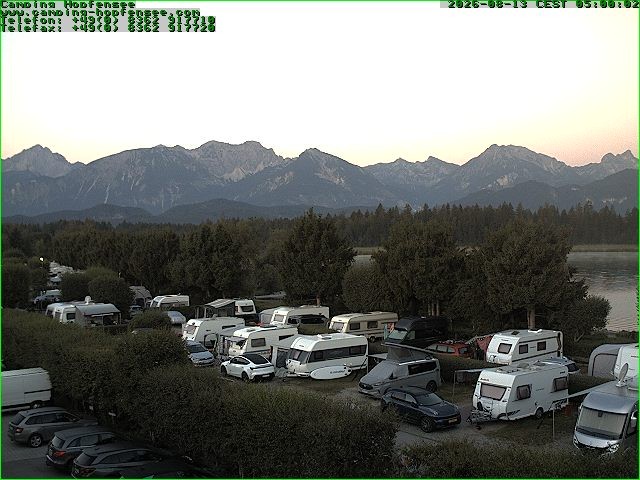 Archived image Webcam Camsite at Hopfensee