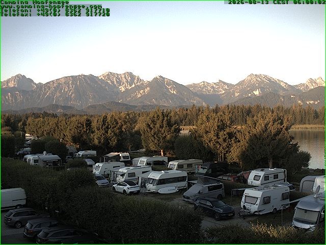 Archived image Webcam Camsite at Hopfensee