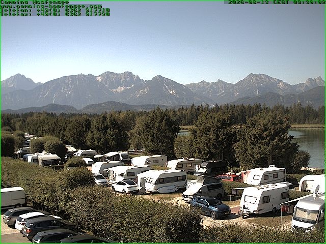 Archived image Webcam Camsite at Hopfensee