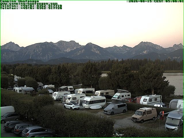 Archiv Foto Webcam Campingplatz am Hopfensee