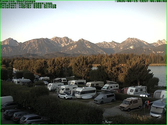 Archiv Foto Webcam Campingplatz am Hopfensee