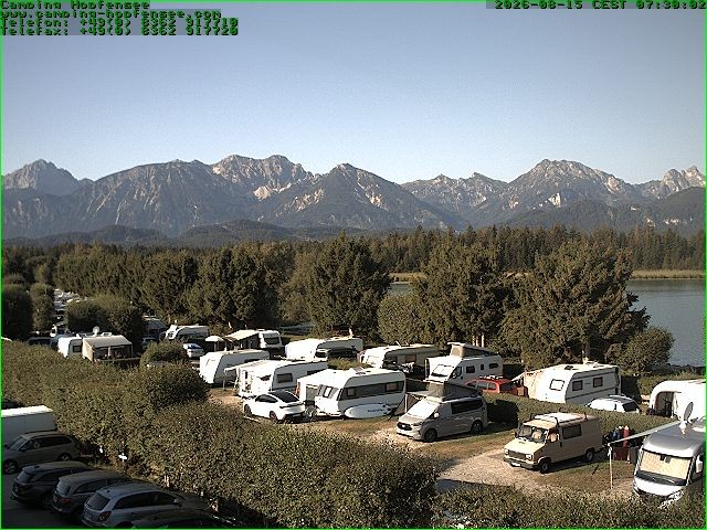 Archiv Foto Webcam Campingplatz am Hopfensee
