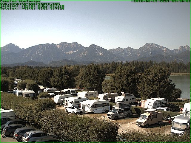 Archiv Foto Webcam Campingplatz am Hopfensee