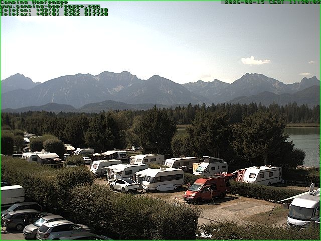 Archiv Foto Webcam Campingplatz am Hopfensee