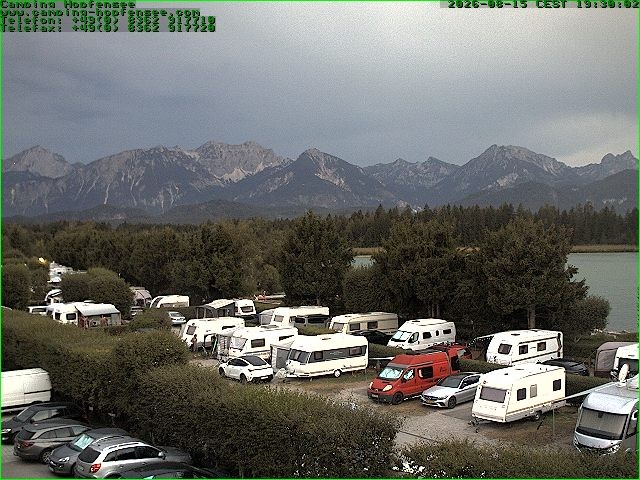 Archiv Foto Webcam Campingplatz am Hopfensee