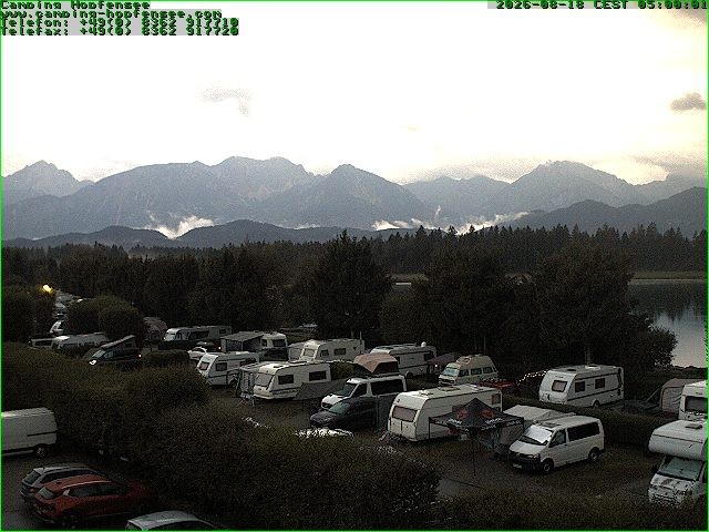 Archiv Foto Webcam Campingplatz am Hopfensee