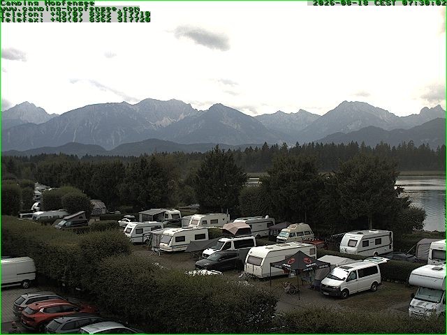 Archiv Foto Webcam Campingplatz am Hopfensee