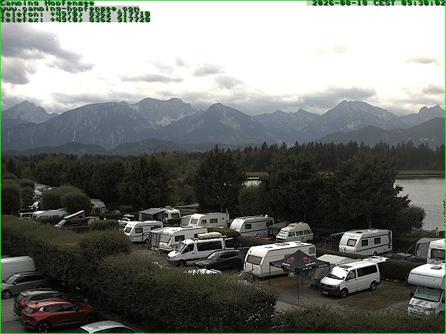 Archiv Foto Webcam Campingplatz am Hopfensee