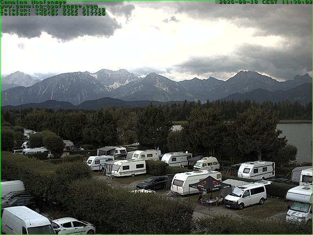 Archiv Foto Webcam Campingplatz am Hopfensee