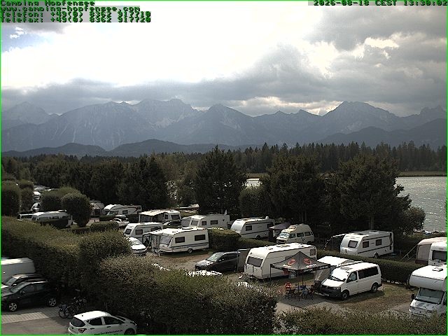 Archiv Foto Webcam Campingplatz am Hopfensee