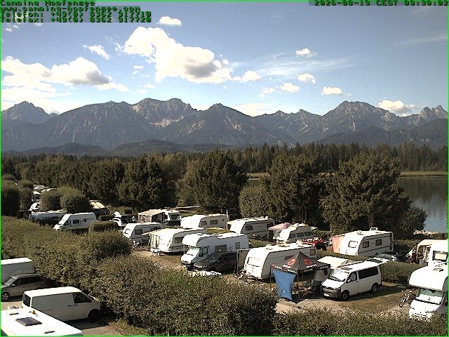Archiv Foto Webcam Campingplatz am Hopfensee