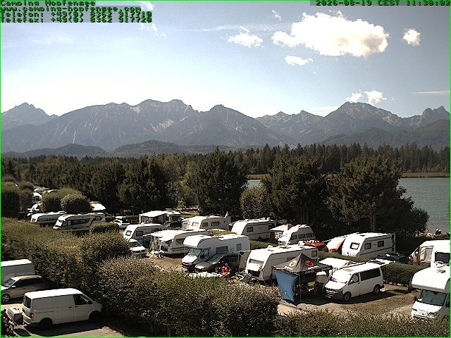 Archiv Foto Webcam Campingplatz am Hopfensee