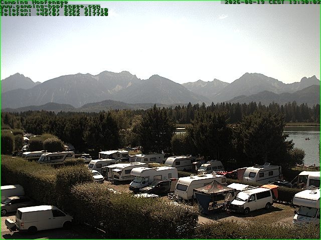 Archiv Foto Webcam Campingplatz am Hopfensee