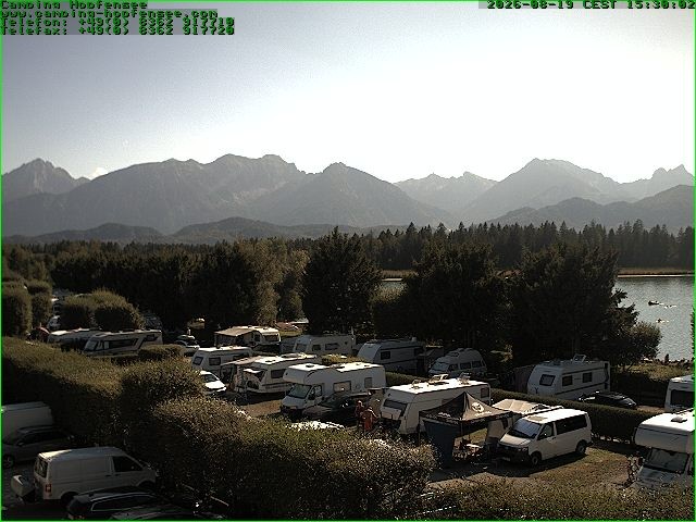 Archiv Foto Webcam Campingplatz am Hopfensee