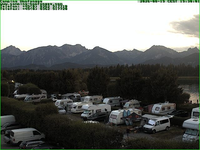 Archiv Foto Webcam Campingplatz am Hopfensee