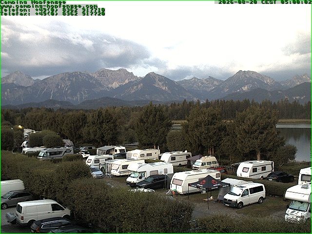 Archived image Webcam Camsite at Hopfensee