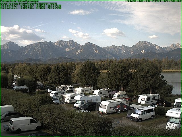 Archived image Webcam Camsite at Hopfensee