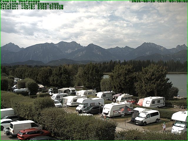 Archived image Webcam Camsite at Hopfensee