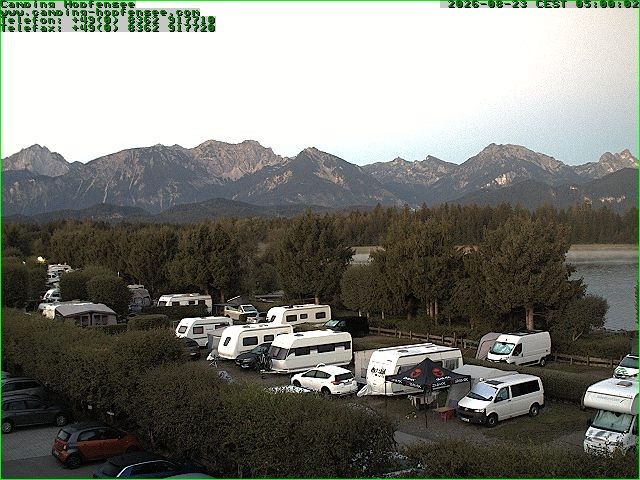 Archiv Foto Webcam Campingplatz am Hopfensee