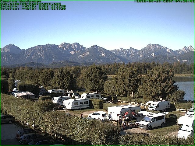 Archiv Foto Webcam Campingplatz am Hopfensee