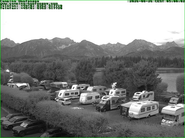 Archiv Foto Webcam Campingplatz am Hopfensee