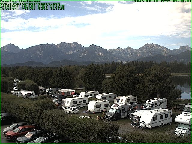 Archiv Foto Webcam Campingplatz am Hopfensee