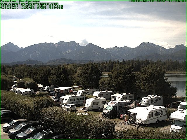 Archiv Foto Webcam Campingplatz am Hopfensee