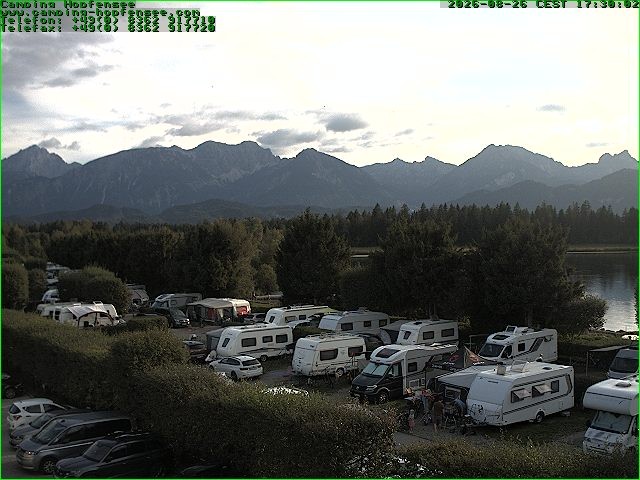 Archiv Foto Webcam Campingplatz am Hopfensee