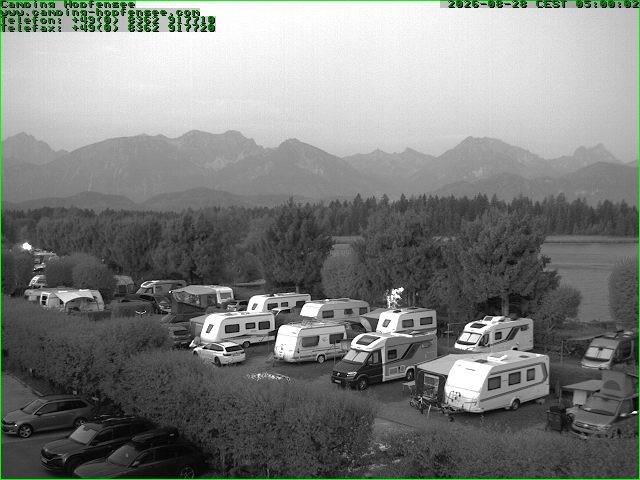 Archived image Webcam Camsite at Hopfensee