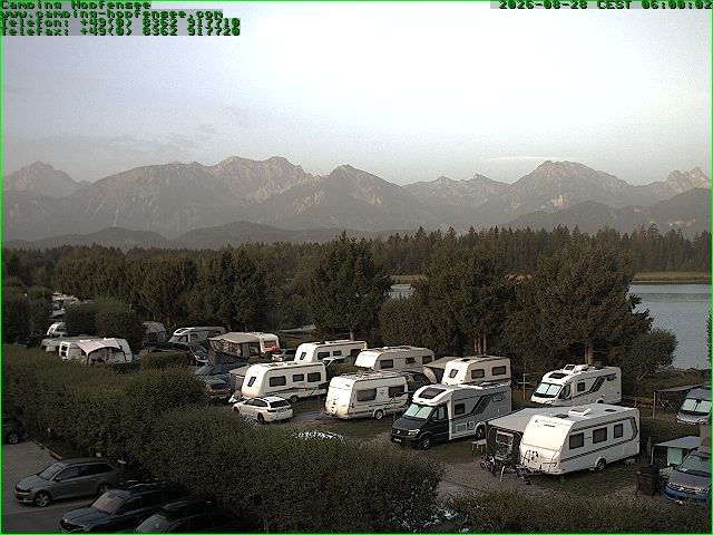 Archived image Webcam Camsite at Hopfensee