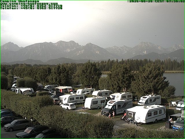 Archived image Webcam Camsite at Hopfensee
