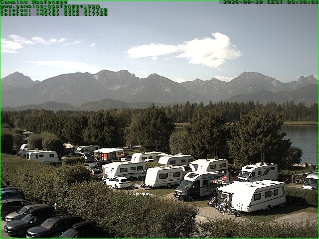Archived image Webcam Camsite at Hopfensee