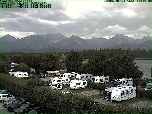 Archived image Webcam Camsite at Hopfensee