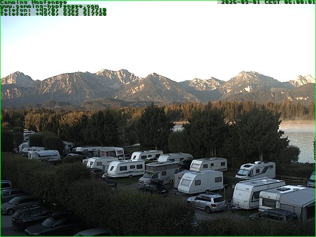 Archiv Foto Webcam Campingplatz am Hopfensee