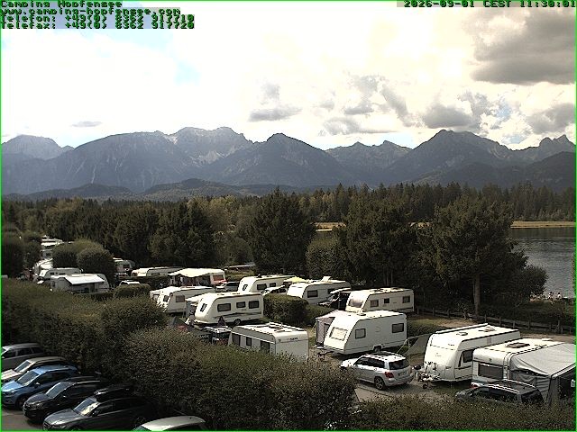 Archiv Foto Webcam Campingplatz am Hopfensee