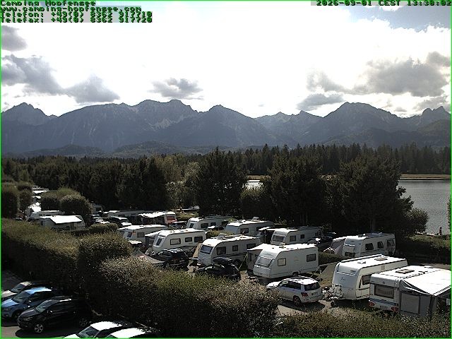 Archiv Foto Webcam Campingplatz am Hopfensee