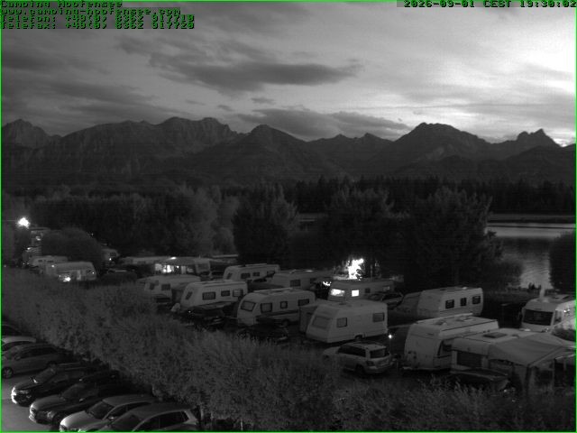Archiv Foto Webcam Campingplatz am Hopfensee