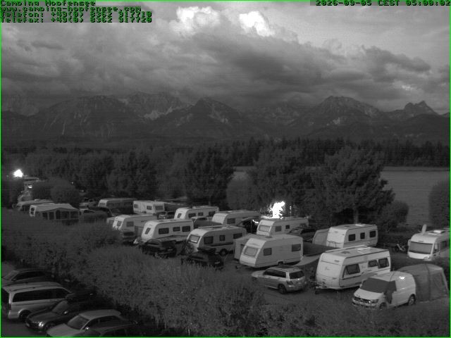 Archiv Foto Webcam Campingplatz am Hopfensee