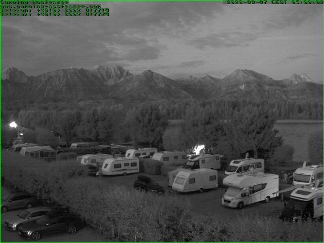 Archiv Foto Webcam Campingplatz am Hopfensee