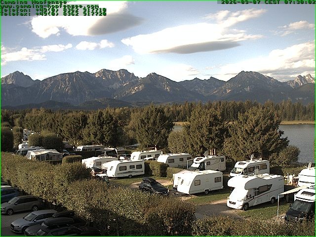 Archiv Foto Webcam Campingplatz am Hopfensee