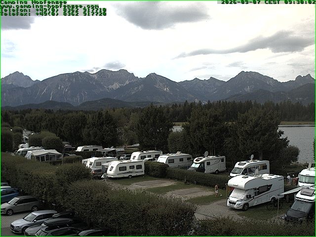 Archiv Foto Webcam Campingplatz am Hopfensee