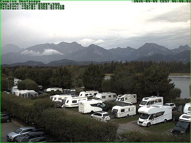 Archiv Foto Webcam Campingplatz am Hopfensee