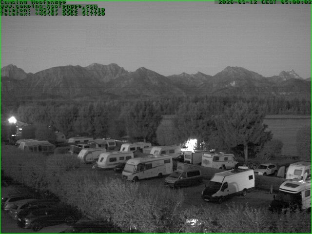 Archiv Foto Webcam Campingplatz am Hopfensee