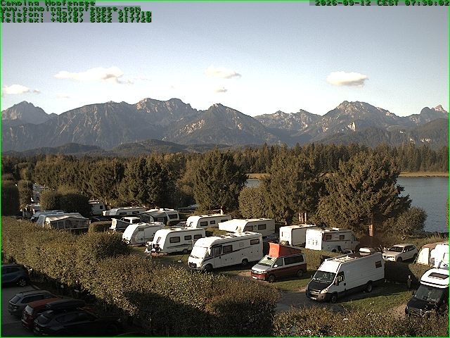 Archiv Foto Webcam Campingplatz am Hopfensee